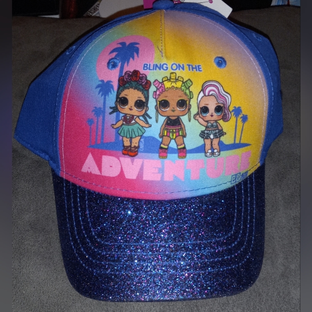 NWT  LOL Surprise Dolls Glitter Cap